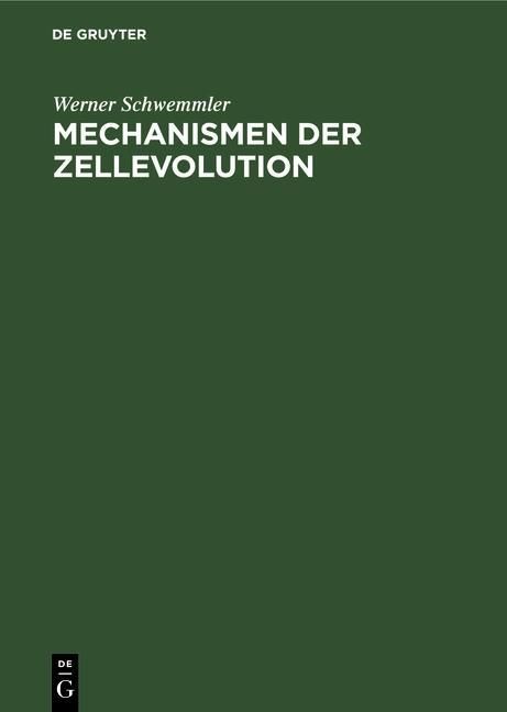 Produktbild: Mechanismen der Zellevolution