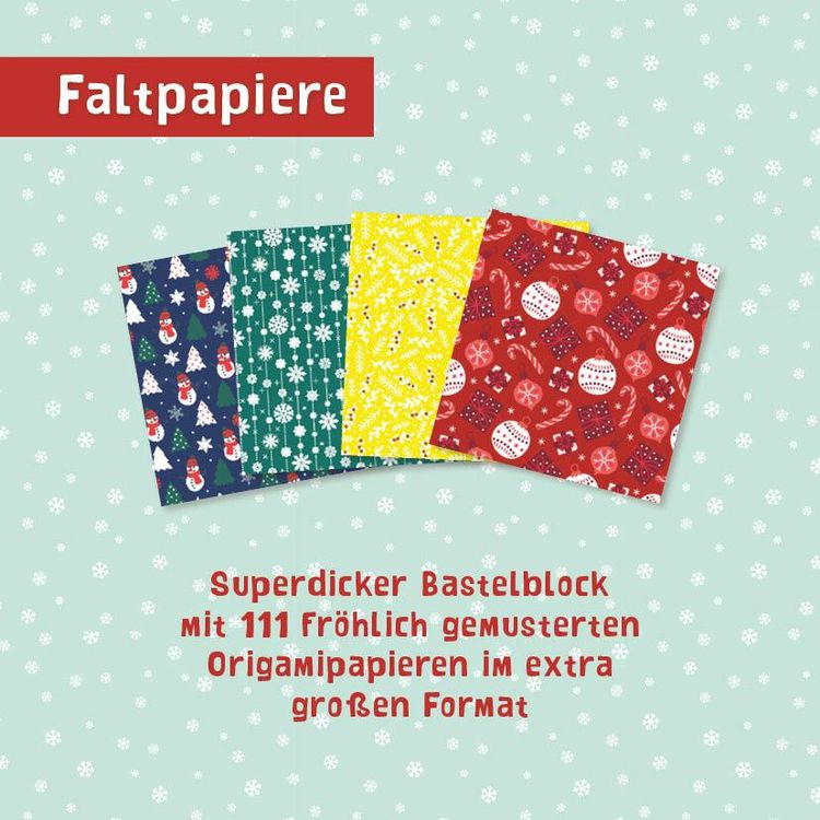 Produktbild: 111 x Papierfalten - Weihnachten