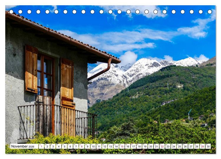 Produktbild: Bezaubernder Comer See (Tischkalender 2026 DIN A5 quer), CALVENDO Monatskalender