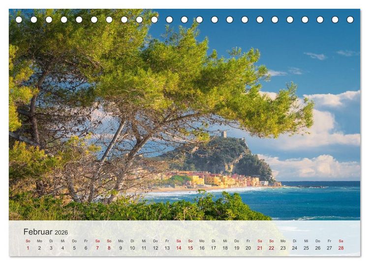 Produktbild: Varigotti - K&uuml;stensch&ouml;nheit Liguriens (Tischkalender 2026 DIN A5 quer), CALVENDO Monatskalender