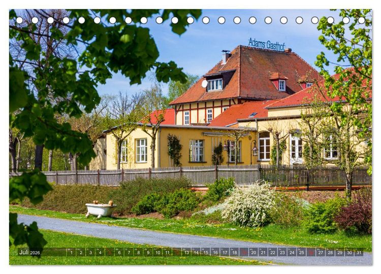 Produktbild: Moritzburg mit Schlossansichten (Tischkalender 2026 DIN A5 quer), CALVENDO Monatskalender