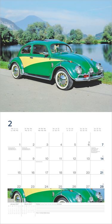 Produktbild: VW K&auml;ferkalender 2027