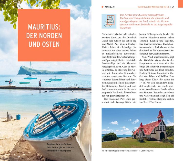 Produktbild: POLYGLOTT on tour Reisef&uuml;hrer Mauritius/R&eacute;union