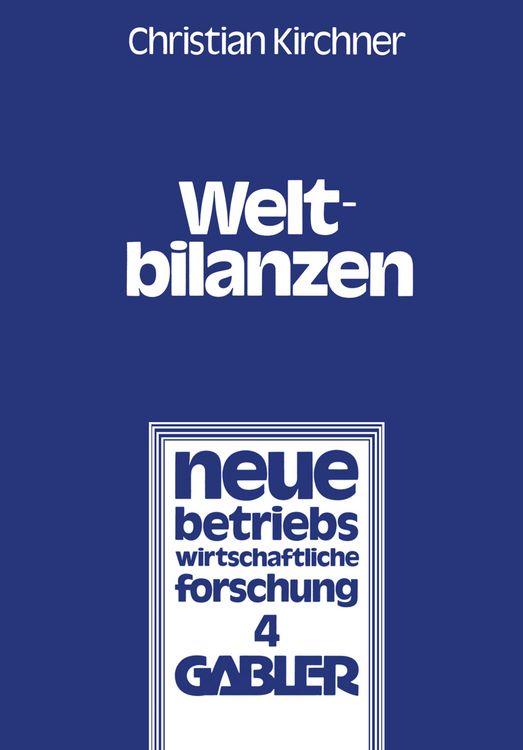 Produktbild: Weltbilanzen