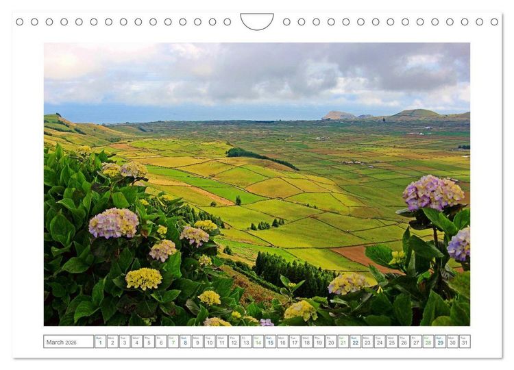 Produktbild: Archipelago of the Azores in the North Atlantic Ocean (Wall Calendar 2026 DIN A4 landscape), CALVENDO 12 Month Wall Calendar