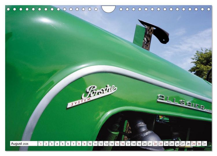 Produktbild: Traktoren und Schlepper (Wandkalender 2026 DIN A4 quer), CALVENDO Monatskalender