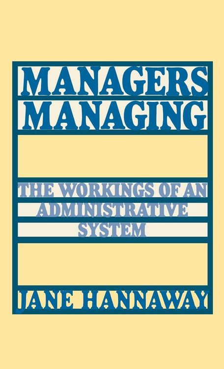 Produktbild: Managers Managing