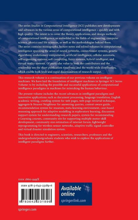 Produktbild: Innovations in Intelligent Machines -2