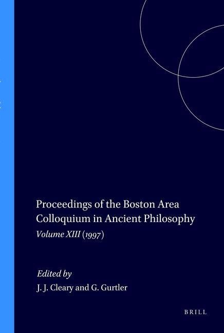Produktbild: Proceedings of the Boston Area Colloquium in Ancient Philosophy