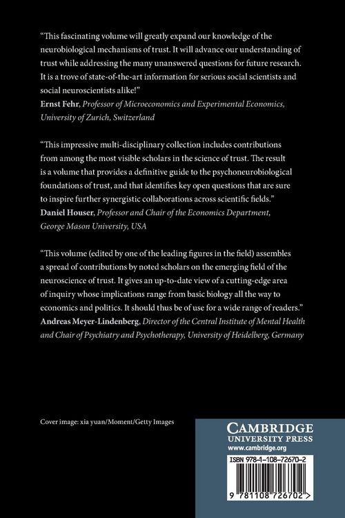 Produktbild: The Neurobiology of Trust
