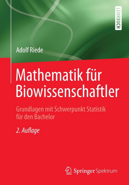 Produktbild: Mathematik f&uuml;r Biowissenschaftler
