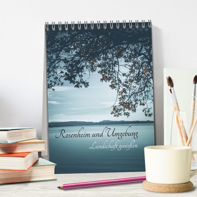 Produktbild: Rosenheim und Umgebung ... Landschaft genie&szlig;en (Tischkalender 2026 DIN A5 hoch), CALVENDO Monatskalender
