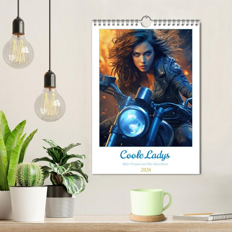 Produktbild: Coole Ladys (Wandkalender 2026 DIN A4 hoch), CALVENDO Monatskalender