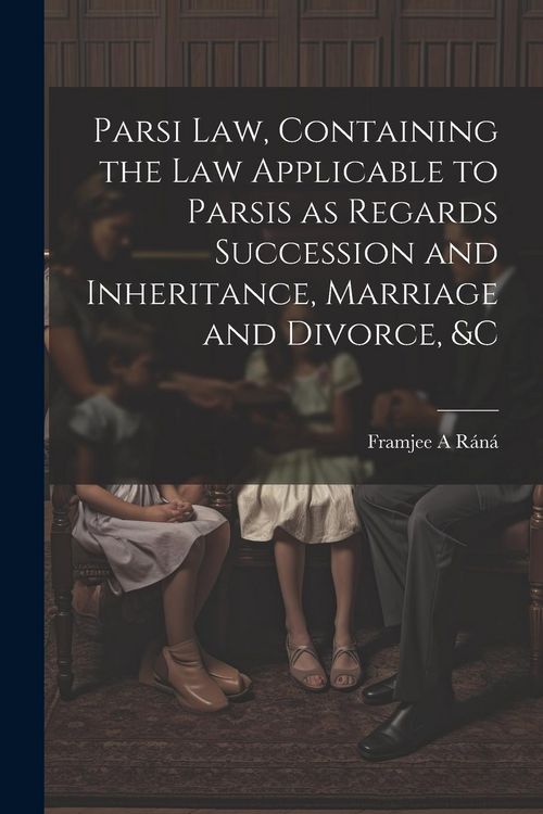 Produktbild: Parsi Law, Containing the Law Applicable to Parsis as Regards Succession and Inheritance, Marriage and Divorce, &c