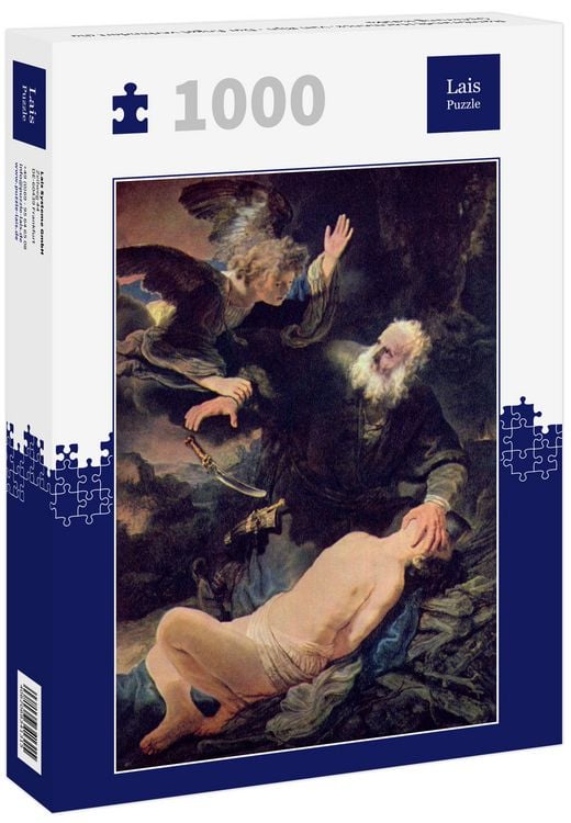 Produktbild: Lais Puzzle Rembrandt Harmensz. van Rijn - Der Engel verhindert die Opferung Isaaks 1000 Teile