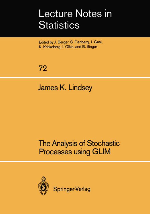 Produktbild: The Analysis of Stochastic Processes using GLIM