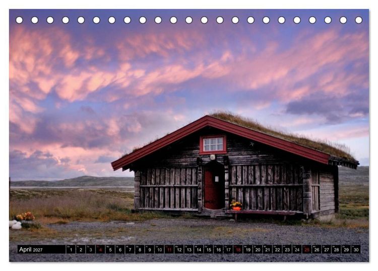 Produktbild: Streifzug durch Norwegens Hardangervidda (Tischkalender 2027 DIN A5 quer), CALVENDO Monatskalender