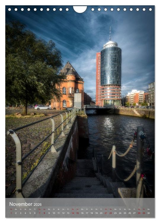 Produktbild: Hamburg - Die sch&ouml;nste Hafenstadt (Wandkalender 2026 DIN A4 hoch), CALVENDO Monatskalender