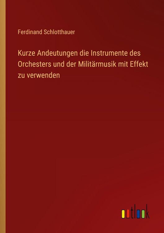 Produktbild: Kurze Andeutungen die Instrumente des Orchesters und der Milit&auml;rmusik mit Effekt zu verwenden