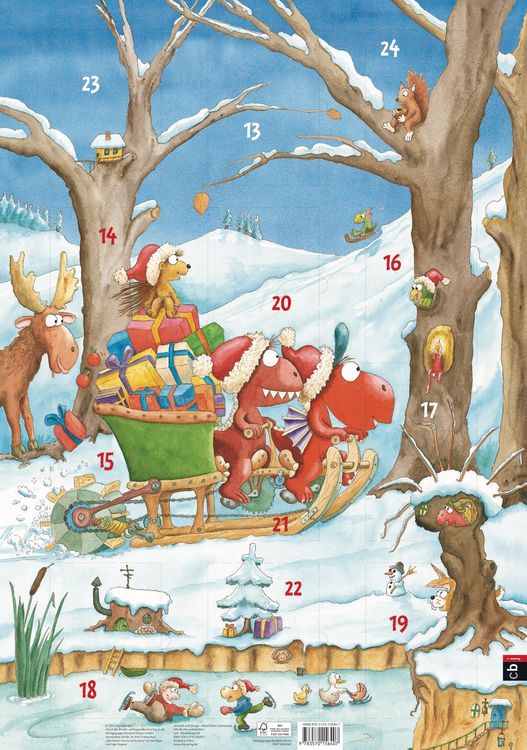 Produktbild: Der kleine Drache Kokosnuss Adventskalender 2