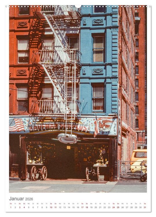 Produktbild: New York 1975 (Wandkalender 2026 DIN A2 hoch), CALVENDO Monatskalender