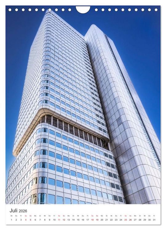 Produktbild: Frankfurt Turmvisionen (Wandkalender 2026 DIN A4 hoch), CALVENDO Monatskalender