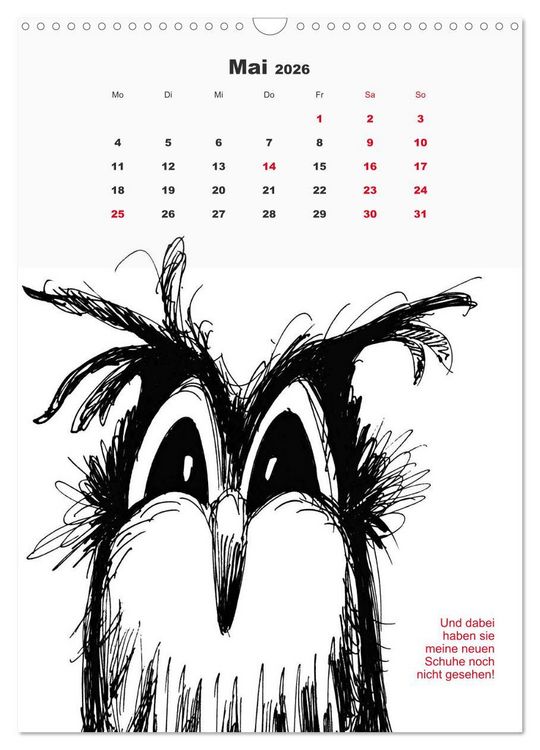 Produktbild: Vor dem Spiegel 2026 (Wandkalender 2026 DIN A3 hoch), CALVENDO Monatskalender