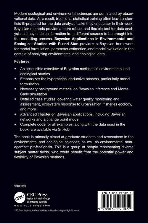 Produktbild: Bayesian Applications in Environmental and Ecological Studies with R and Stan