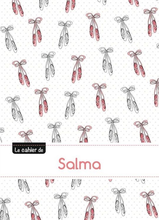 Produktbild: Cahier salma blanc,96p,a5 ballerine