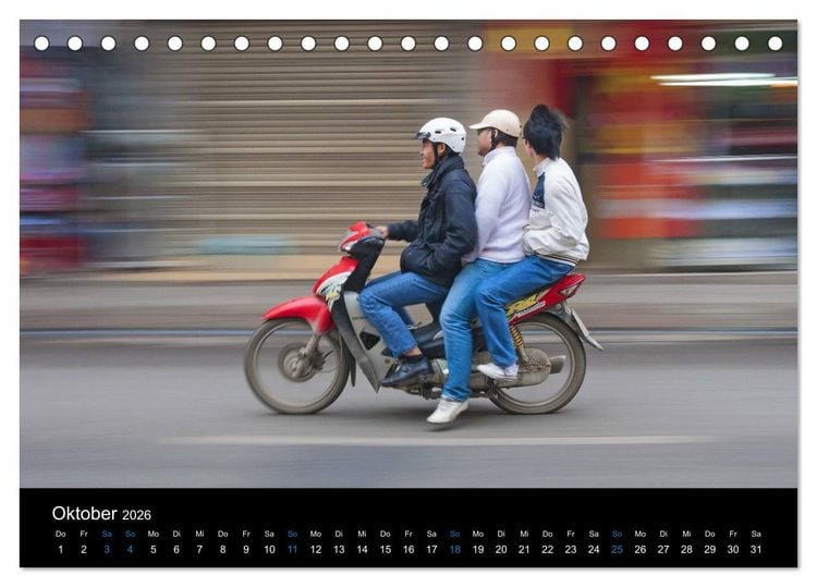 Produktbild: Vietnam (Tischkalender 2026 DIN A5 quer), CALVENDO Monatskalender