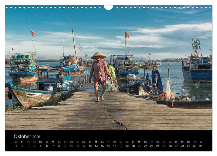Produktbild: Vietnam Abenteuerreise (Wandkalender 2026 DIN A3 quer), CALVENDO Monatskalender