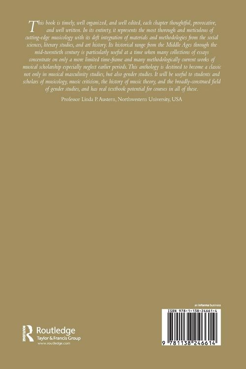 Produktbild: Masculinity and Western Musical Practice