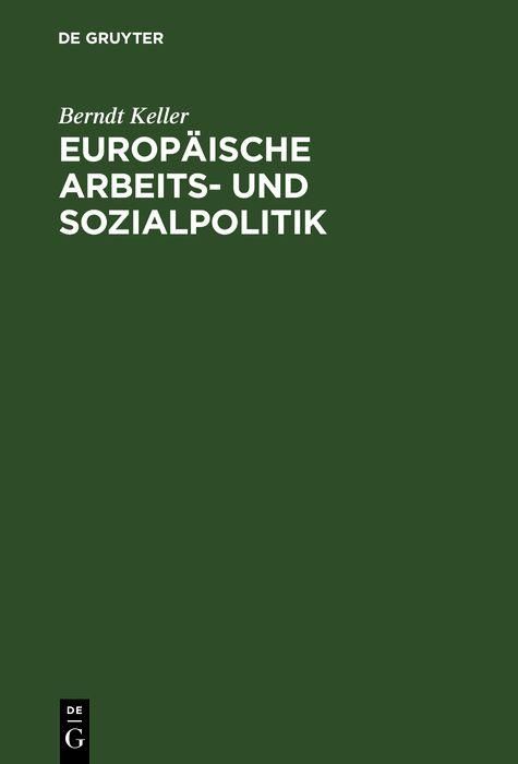 Produktbild: Europ&auml;ische Arbeits- und Sozialpolitik
