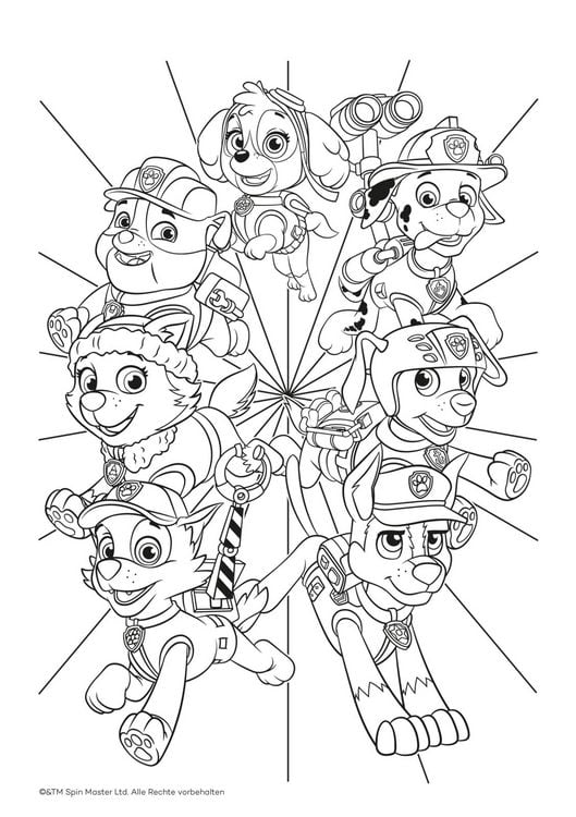 Produktbild: PAW Patrol Kindergartenheft: Heldenhafte Mal-Missionen