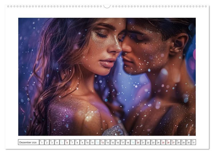 Produktbild: Zarte Verf&uuml;hrung (hochwertiger Premium Wandkalender 2026 DIN A2 quer), Kunstdruck in Hochglanz