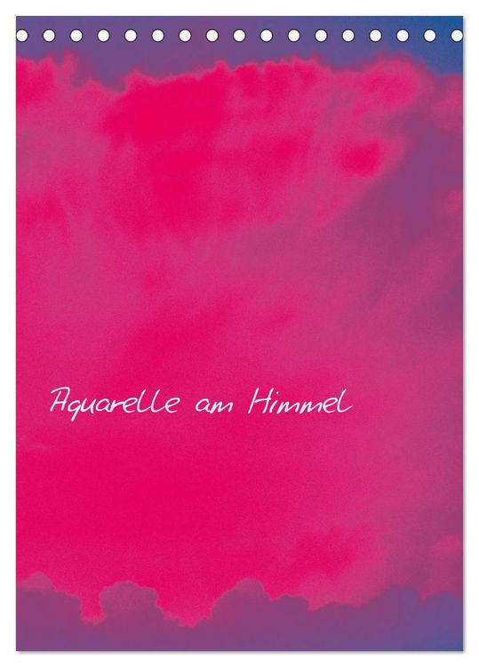 Produktbild: Aquarelle am Himmel (Tischkalender 2026 DIN A5 hoch), CALVENDO Monatskalender