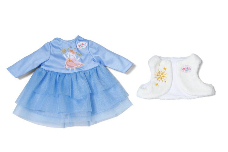 Zapf Creation 824344 BABY Born Sister zeemeermin functionele pop voor het water met visstaart en pareldiadeem, 46 cm