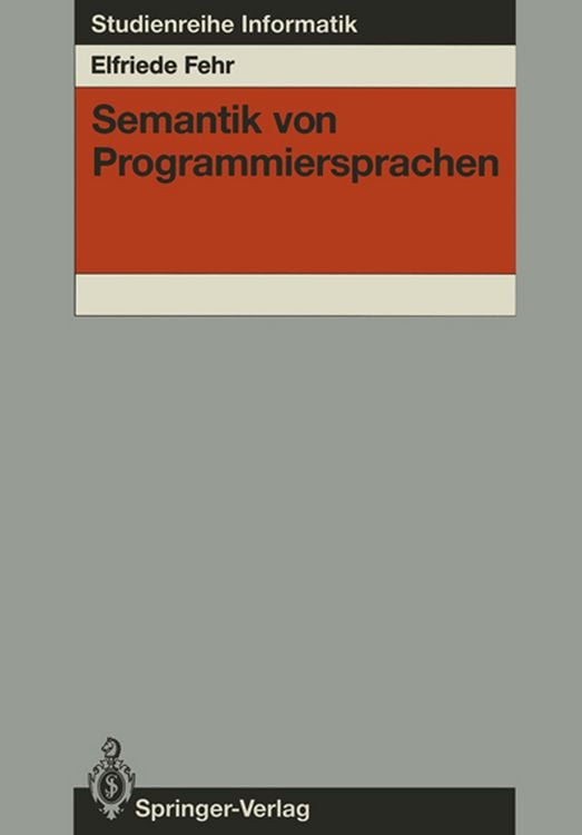 Produktbild: Semantik von Programmiersprachen