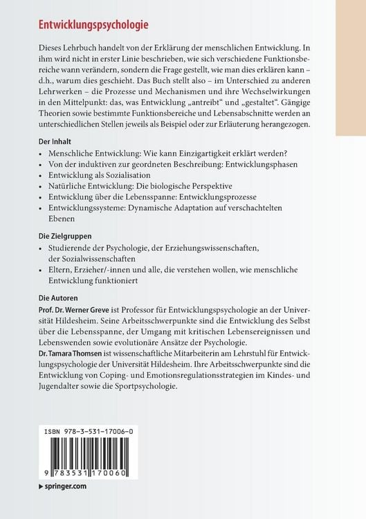 Produktbild: Entwicklungspsychologie