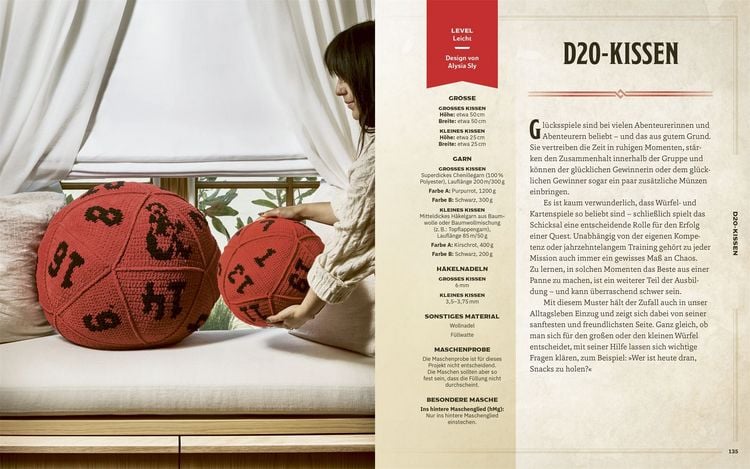 Produktbild: Das offizielle Dungeons & Dragons H&auml;kelbuch