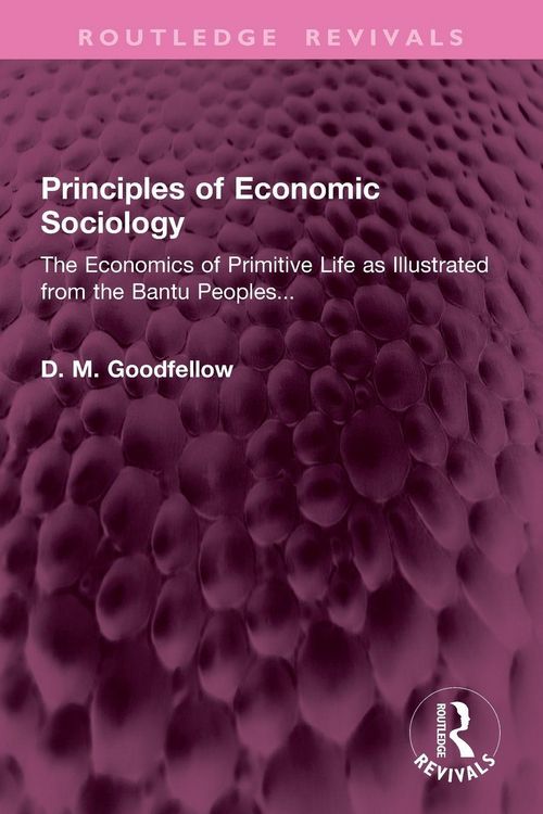 Produktbild: Principles of Economic Sociology
