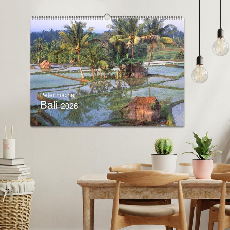 Produktbild: Peter Fischer - Bali 2026 (Wandkalender 2026 DIN A2 quer), CALVENDO Monatskalender