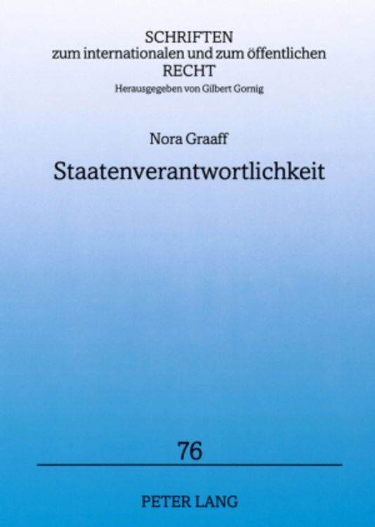 Produktbild: Staatenverantwortlichkeit