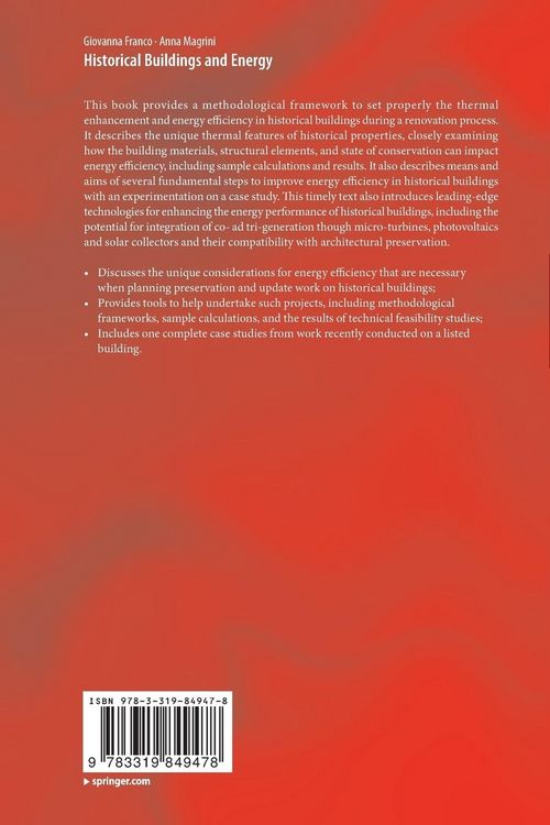 Produktbild: Historical Buildings and Energy