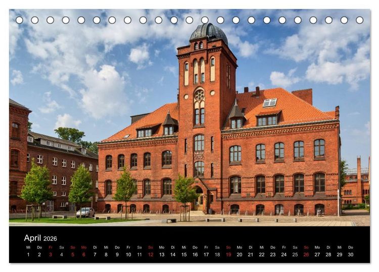 Produktbild: Univerit&auml;ts- und Hansestadt Greifswald (Tischkalender 2026 DIN A5 quer), CALVENDO Monatskalender