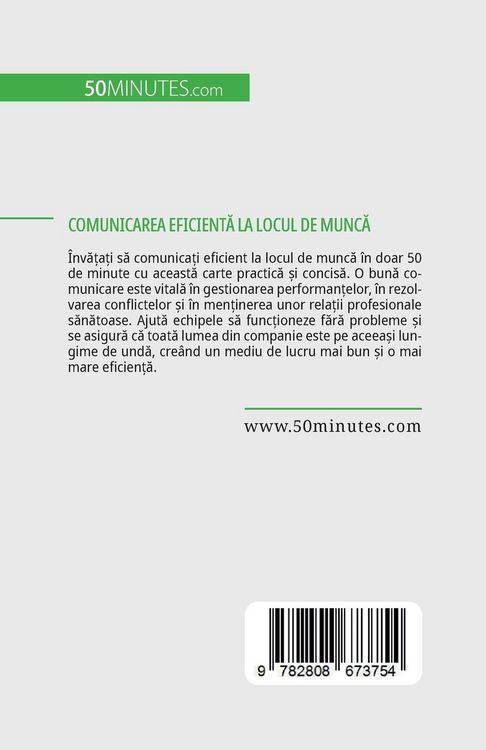 Produktbild: Comunicarea eficient&iquest; la locul de munc&iquest;