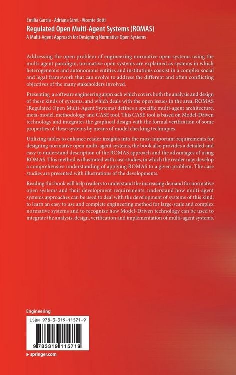 Produktbild: Regulated Open Multi-Agent Systems (ROMAS)