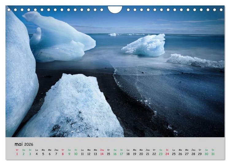 Produktbild: Surprenante Islande (Calendrier mural 2026 DIN A4 vertical), CALVENDO calendrier mensuel