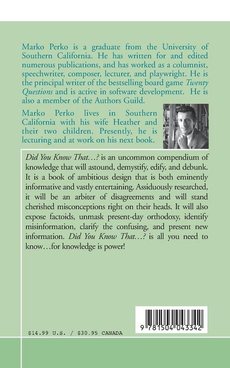 Produktbild: Did You Know That...?