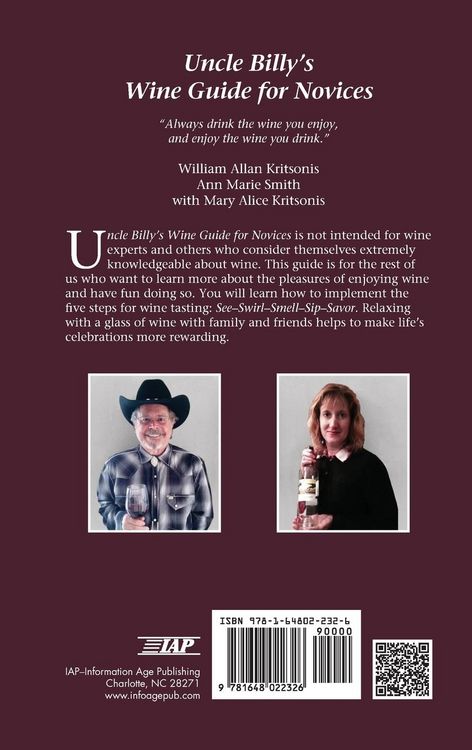 Produktbild: Uncle Billy's Wine Guide for Novices (hc)